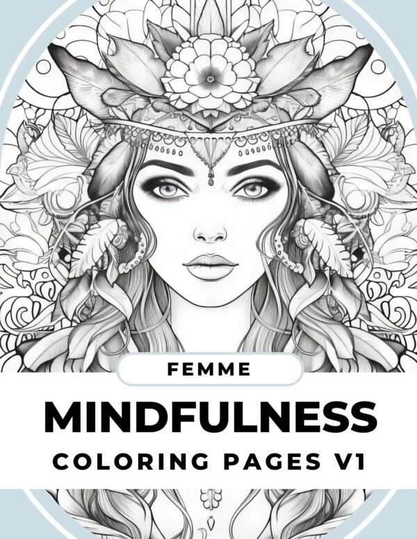Feminine Coloring Pages
