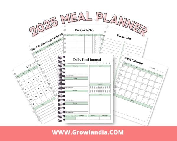 2025 Meal Planner