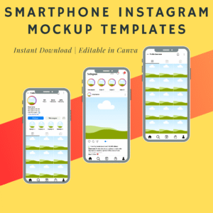 Smartphone Instagram Mockup Templates